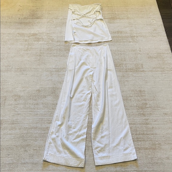 Meshki White Linen Set - Picture 5 of 8